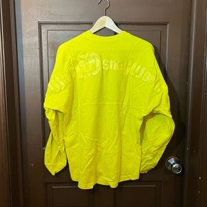 Walt Disney World Yellow on Yellow Spirit Jersey - size Small